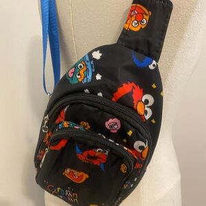 Cartoon Character Kids Sling Bag - Black